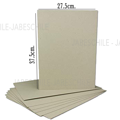Cartón Piedra de 1.5mm. de espesor, ideal para manualidades y tareas escolares. Su tamaño es  27 x 37 centímetros.
